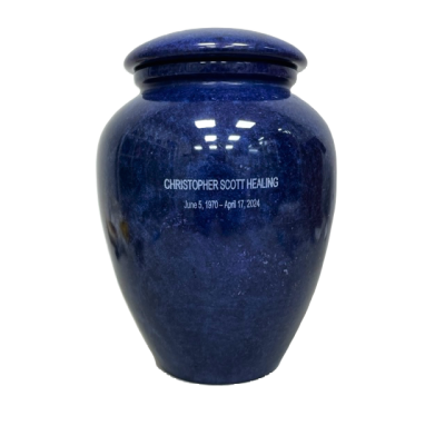 Navy Blue Marble Urn (SU120) Toronto Marble Urn Store, Buy Marble Urns
