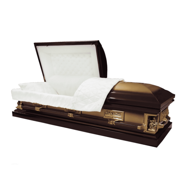 Palace Last Supper Pieta Metal Casket (GM116)