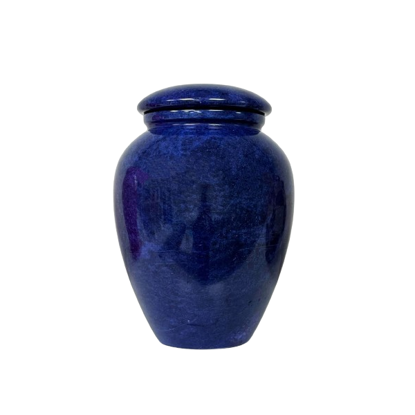 Navy Blue Marble Urn (SU120)