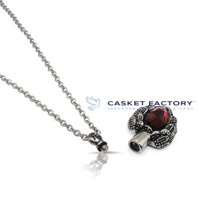 Chocolate Diamond Heart (PN150) | Casket Factory | Wooden and Steel...