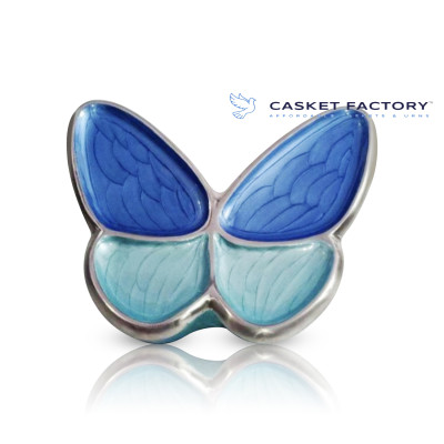 Calm Haven Butterfly Brass Urn (SH142) | Casket Factory | Wooden an...