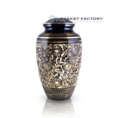 Peaceful Mind Brass Urn (SH148) | Casket Factory | Wooden and Steel...