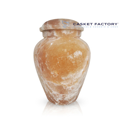 Himalayan Salt Biodegradable Urn (SLT8) | Casket Factory | Wooden a...