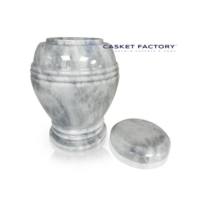 Canadian White Marble Urn (SU117) Toronto Marble Urn Store, Stone Urns