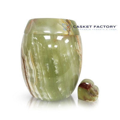 Spring Onyx Urn (SU142) Toronto Marble Urn Store, Buy Jade Marble Urns