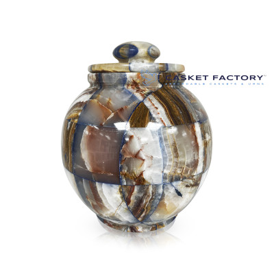 Titan Blue Marble Urn (MOS20) | Casket Factory | Wooden and Steel C...