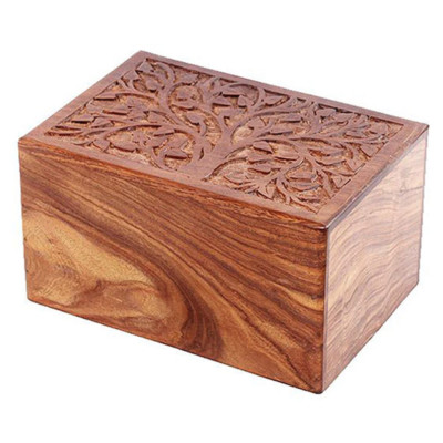 Tree of Life Wood Urn (GW89) | Casket Factory | Wooden and Steel Ca...