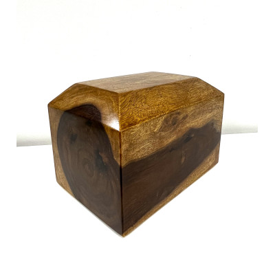 Natural Walnut Wood Urn (GW99) | Casket Factory | Wooden and Steel ...