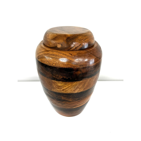 Palatial Walnut Wood Urn (GW104)