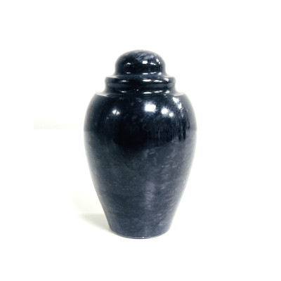 Black Orchid Marble Urn (KM117) | Casket Factory | Wooden and Steel...