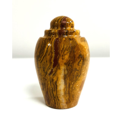 Golden Flower Keepsake Marble Urn (KM116) | Casket Factory | Wooden...