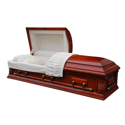Fortress Cherry Wood Casket (CH87) Toronto Casket Store, Free Delivery