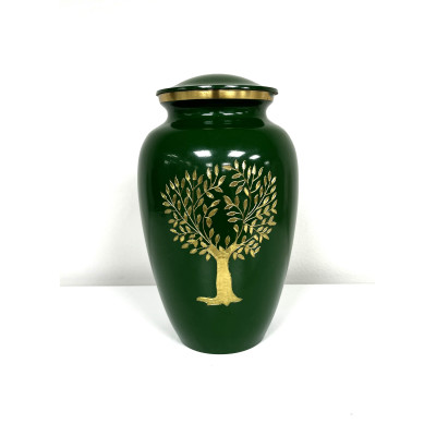 Golden Tree of Life Brass Urn (SH157) | Casket Factory | Wooden and...