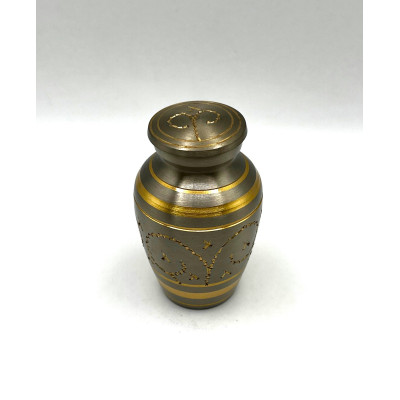 Diamond Metal Keepsake Urn (SH108-K) | Casket Factory | Wooden and ...