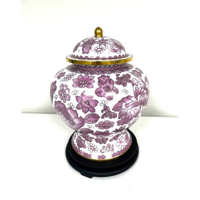 Cherry Blossom Cloisonne Urn (CU91) | Casket Factory | Wooden and S...
