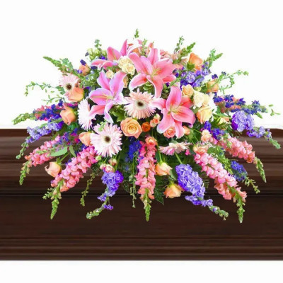 Warm Thoughts Casket Spray (CS89) | Casket Factory | Wooden and Ste...