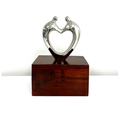 Loving Heart Wood Keepsake Urn (WK88) | Casket Factory | Wooden and...