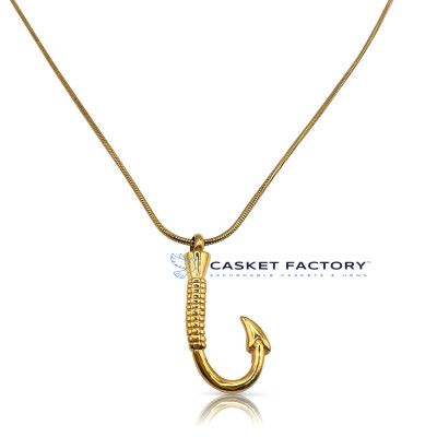 Fishing Forever (PN212) Toronto Urn Factory Store, Cremation Jewelry