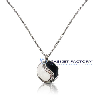 Yin & Yang (PN218) Toronto Urn Outlet Store, Cremation Jewelry for Ashes