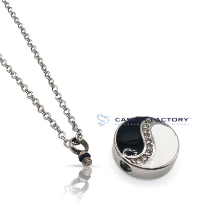 Yin & Yang (PN218) Toronto Urn Outlet Store, Cremation Jewelry for Ashes