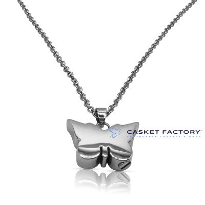 Butterfly in my Heart (PN226) Toronto Urn Store, Cremation Jewelry for Sale